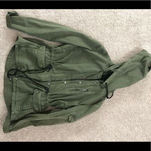 Army green jacket
